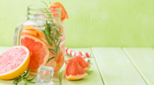 grapefruit rosemary detox water featured