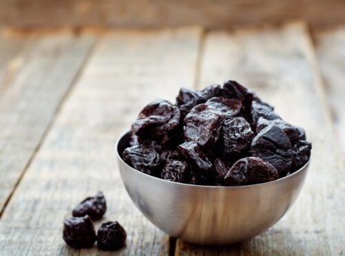 Prunes are a healthy food high in iron