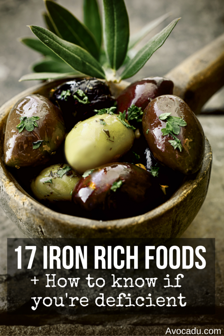 17 IronRich Foods + How To Know If You're Deficient Avocadu