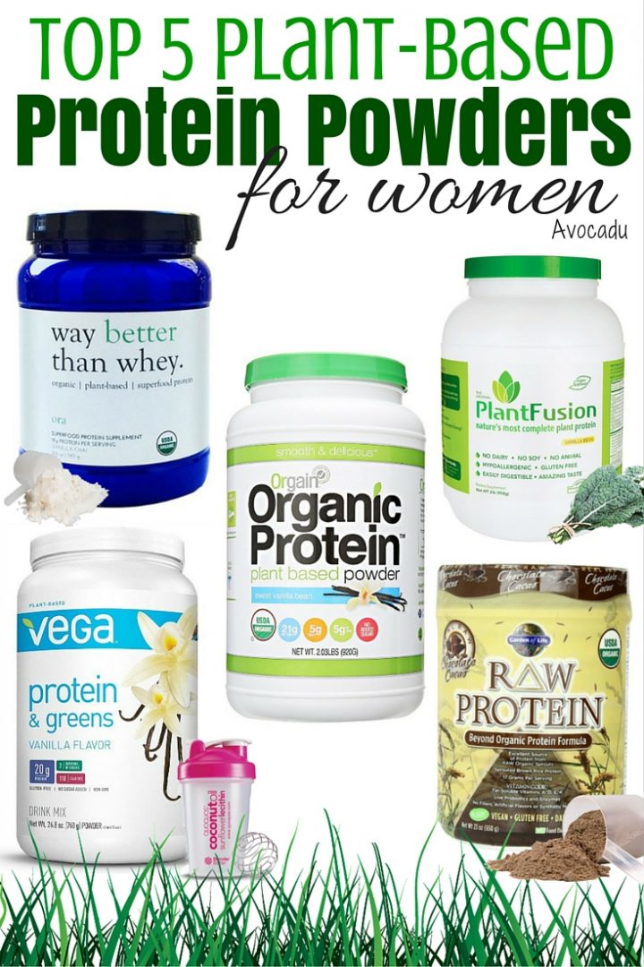 Top 5 Plant-Based Protein Powders for Women | Best Organic Protein Powder | Avocadu