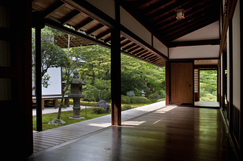 Meditation room design in nature