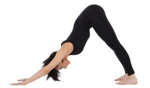 Downward Facing Dog - #5 pose in 20 minute yoga workout
