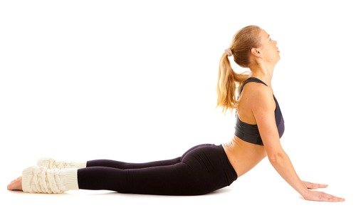 Upward Facing Dog to stretch your back in the morning