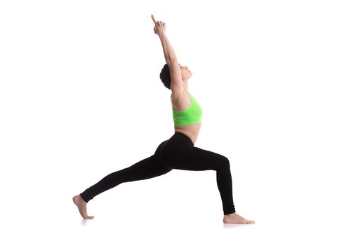 Crescent Lunge - #2 of the yoga poses for weight loss