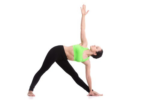 Triangle Pose - #6 of the yoga poses for weight loss