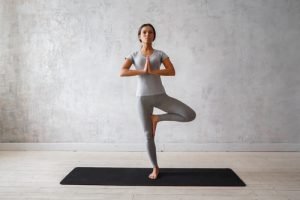 Tree basic yoga pose for beginners