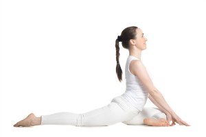 pigeon pose for flexibility