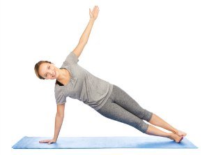 side plank pose to lose weight