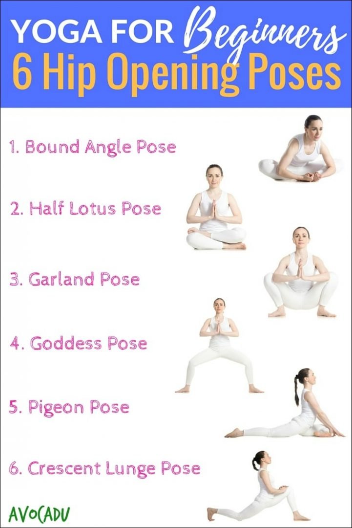 Yoga for Beginners - Hip Opening Poses | Avocadu.com