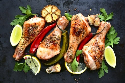 chicken and vegetables detox