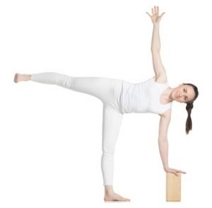 half moon pose for weight loss