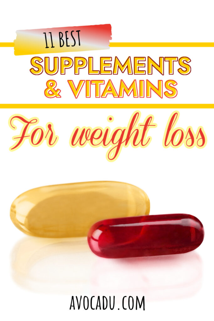 supplements for weight loss red and yellow capsules