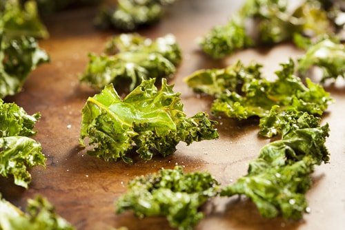 kale chips low carb snack