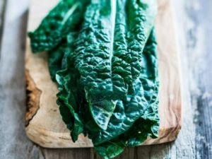 dark leafy greens are great to juice for vibrant skin
