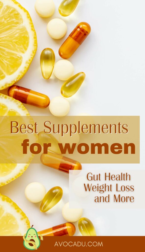 various supplements for women