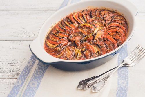 Ratatouille Bake sugar-free flour-free dinner recipe