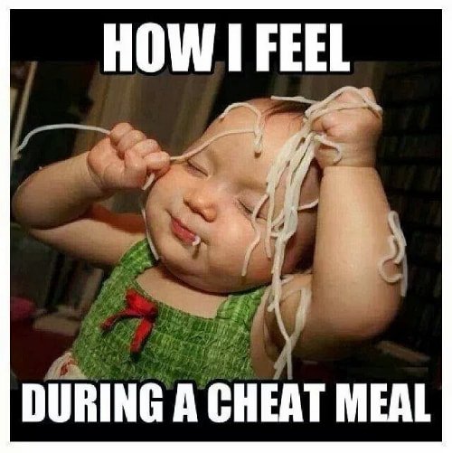 cheat meal dieting meme