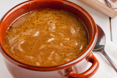 french onion bone broth soup recipe