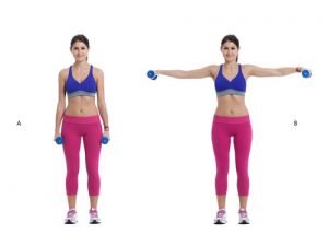 lateral raises exercise for hourglass curves
