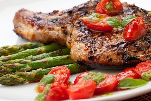 pork chops low-carb dinner recipe