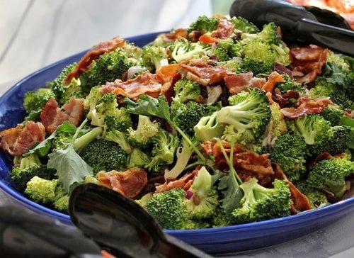 quick low-carb dinner recipes include broccoli salad