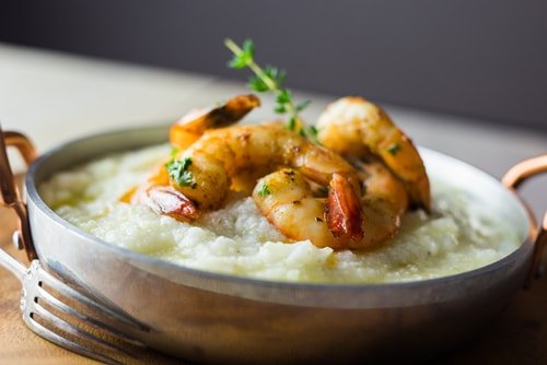 shrimp and grits healthy lunch recipe