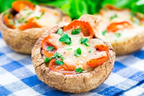 stuffed mushrooms healthy recipes for work