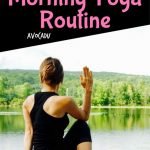 This 10-minute morning yoga routine is a great yoga workout for beginners to start your day! | Avocadu.com