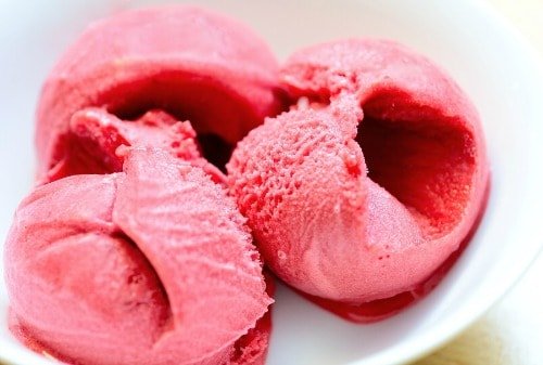 raspberry ice cream vegan dessert recipe