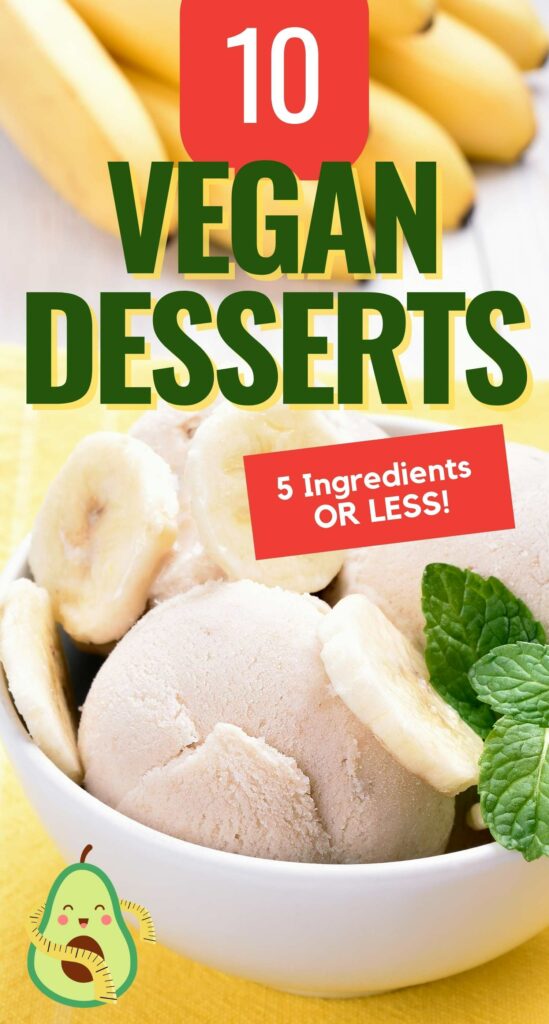 Vegan banana ice cream