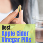 best apple cider vinegar pills pin 4, woman holding one pill