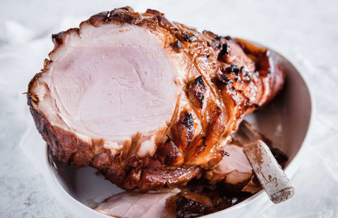 sugar free maple glazed holiday ham