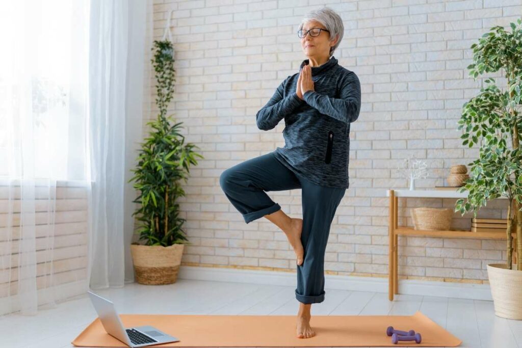 26 Bikram Yoga Poses - tree pose