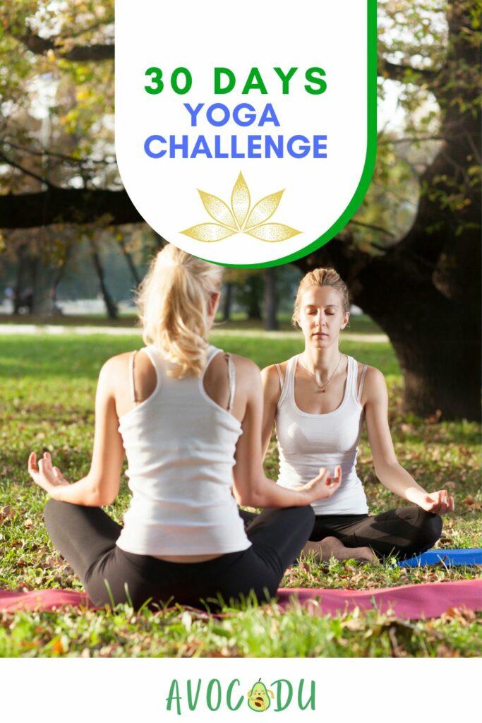 30 Days Yoga Challenge - Pinterest