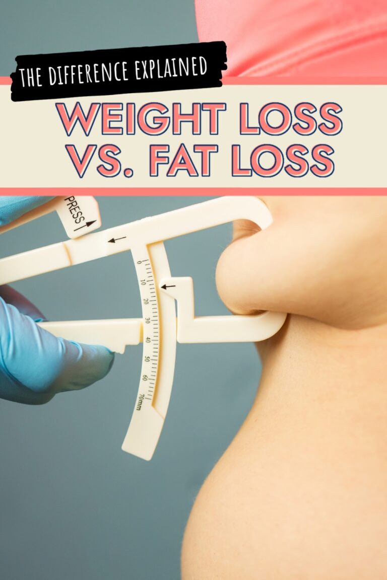 Losing Weight VS Losing Fat: Differences Explained