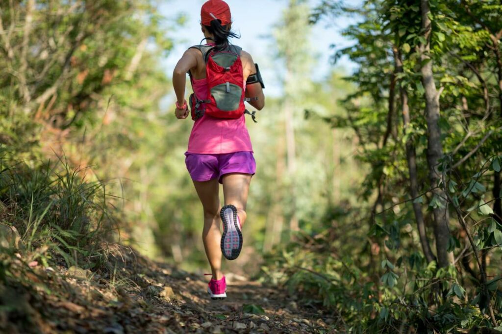 Make Exercise a Habit customizing goals with a trail run