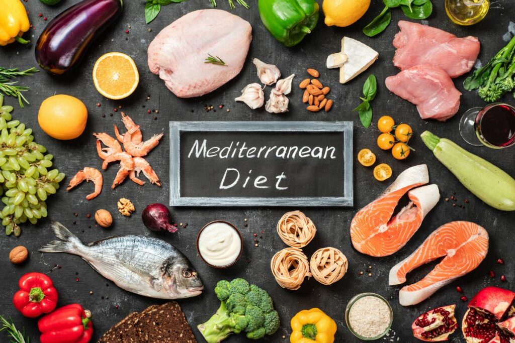 Mediterranean Diet Benefits land to sea