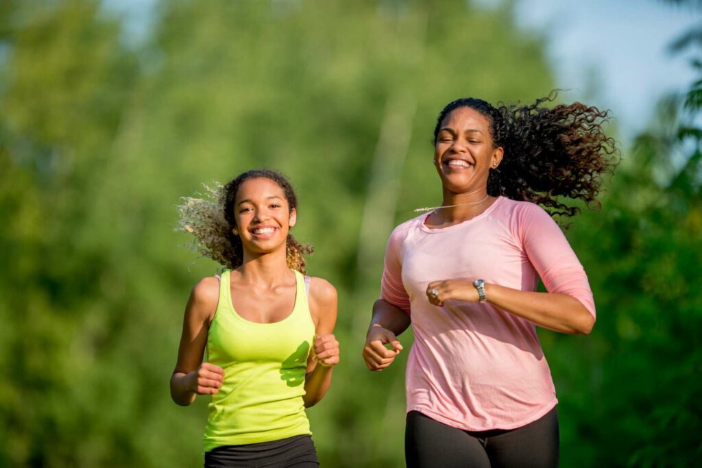 Running for Beginners in green nature