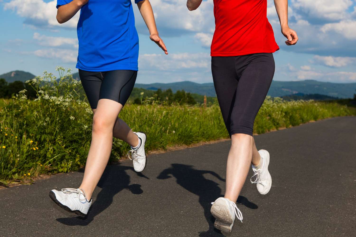 Running for Beginners on a paved country road