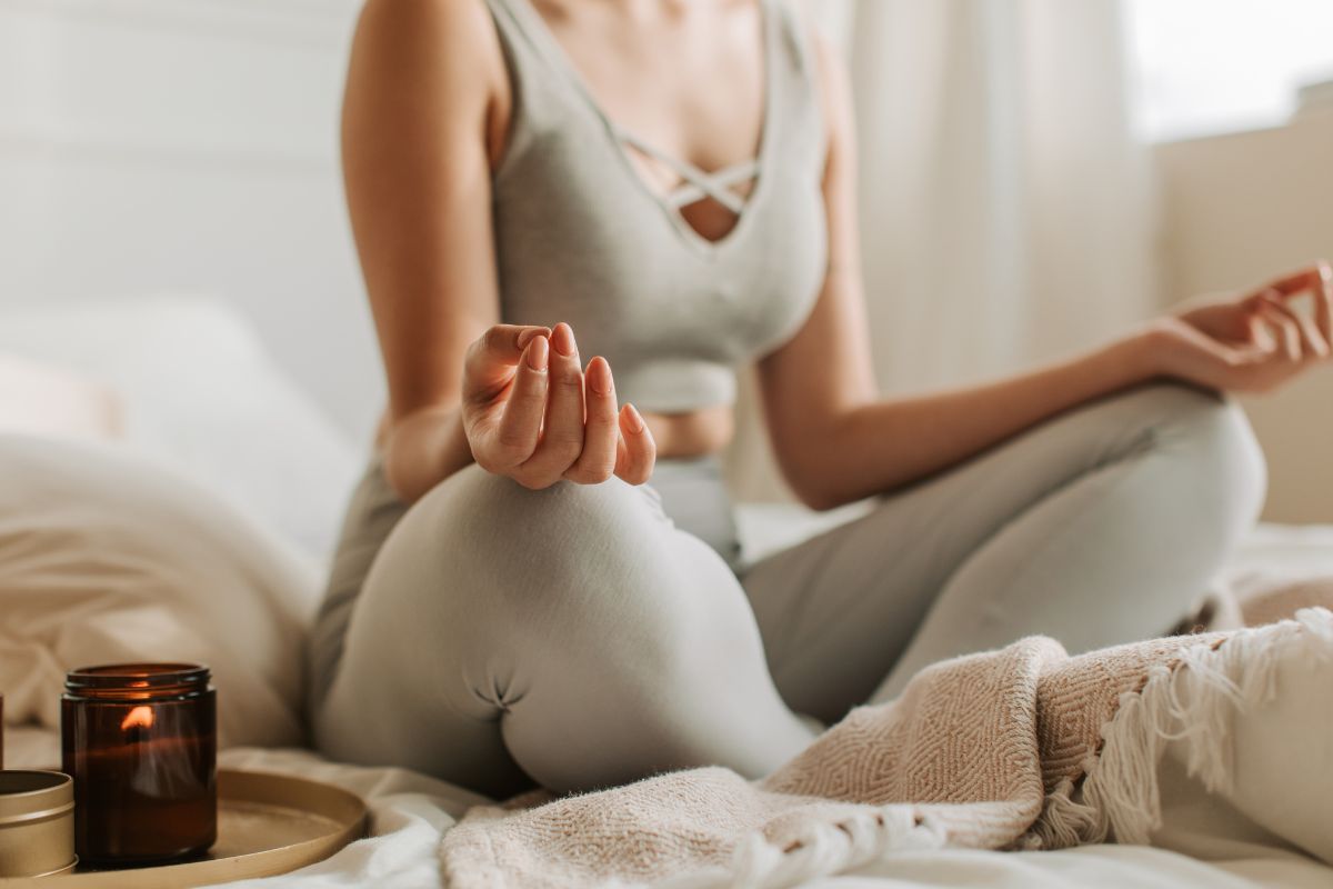 Yoga and Meditation seated meditation