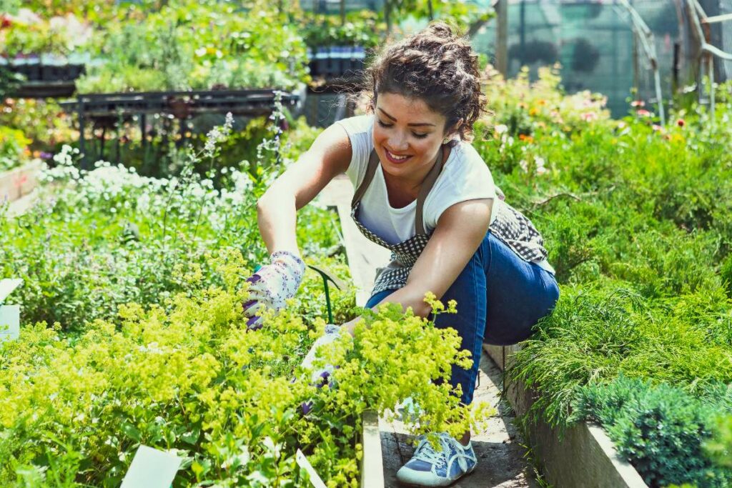 Women's Bone Health gardening