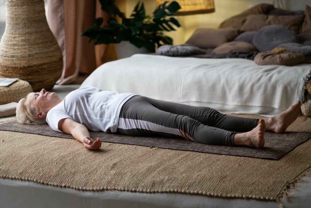 Yoga for Better Sleep body's calm down command