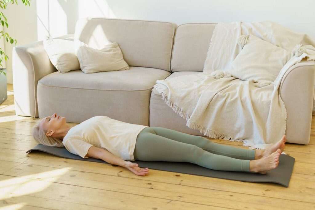 Yoga for Better Sleep corpse pose