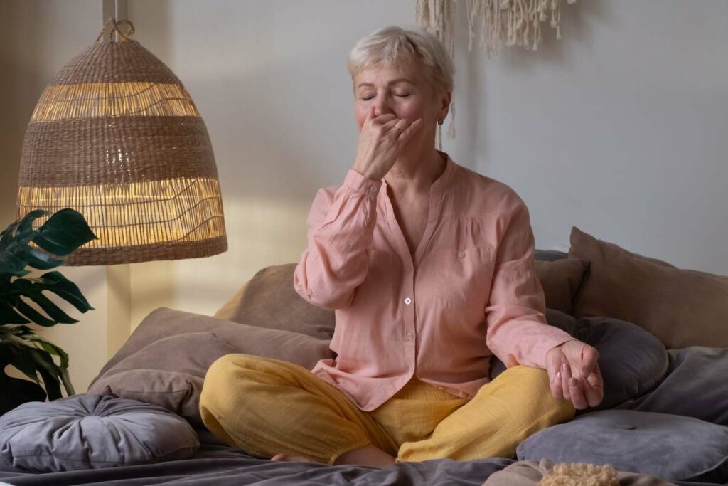 Yoga for Better Sleep nostril breathing