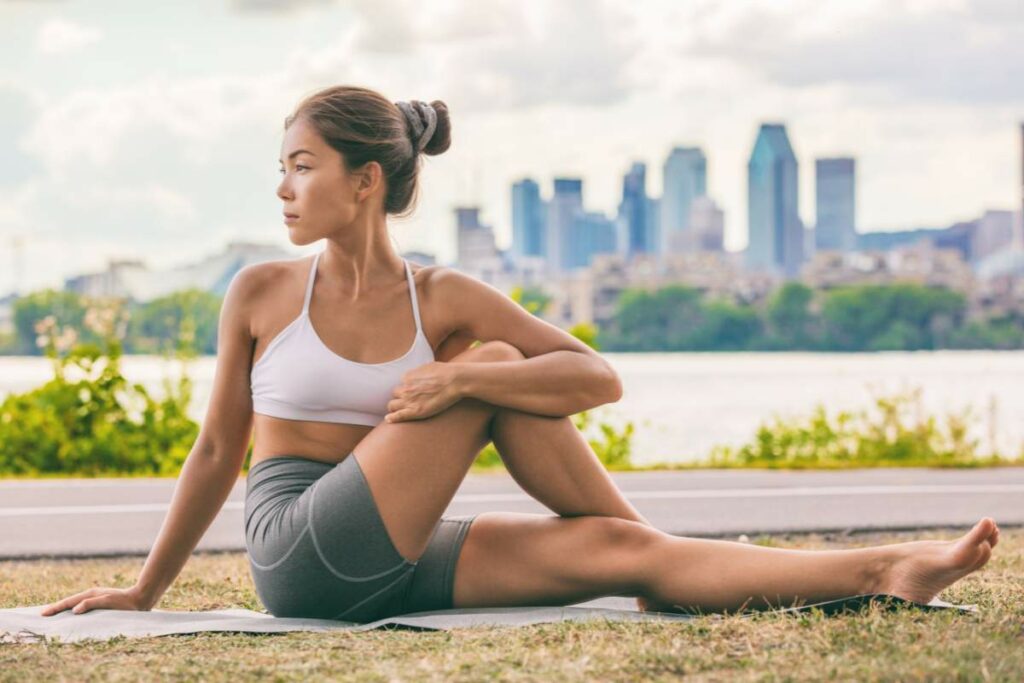 Yoga for Digestive Health twisting poses