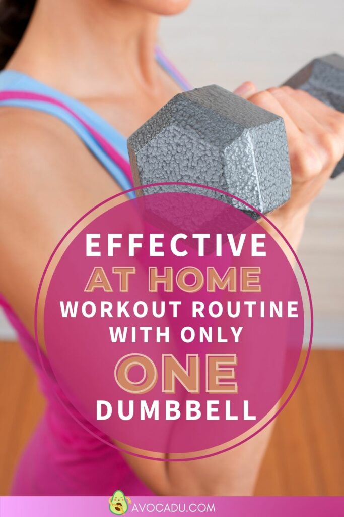 Workout Routine at Home with One Dumbbell Pin 1
