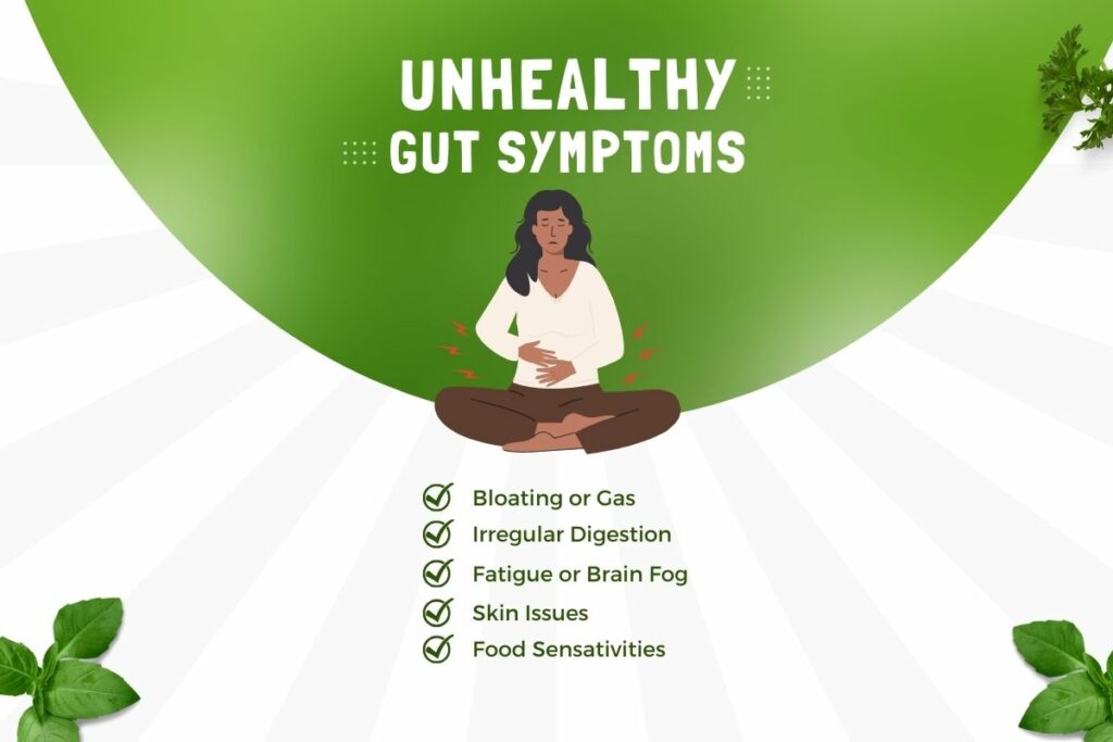 Gut Health After 40 - signs a