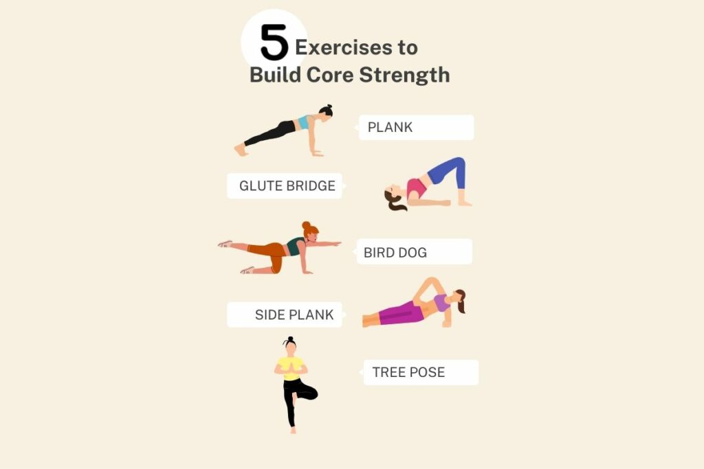 Strong Core Equals Better Balance - 5 exercises