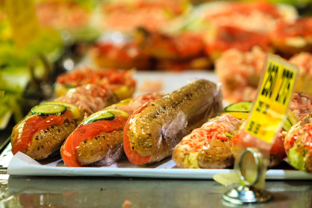 Fish Market Breakfast in Bergen, Norway