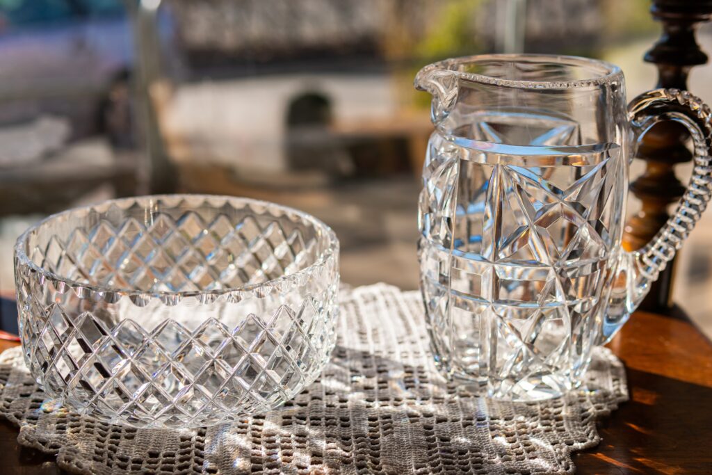 Glass vintage glassware
